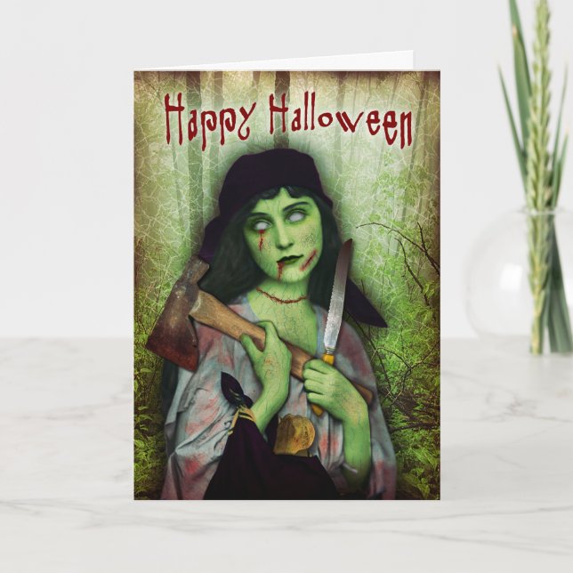 Carte L'horreur d'Halloween (Devant)