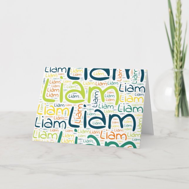 Carte Liam (Devant)