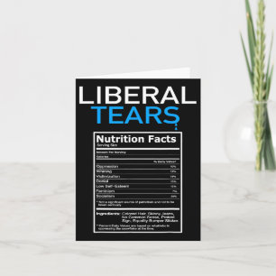 Carte Libéral Larmes Anti Libéral Pro Trump Gi Républica