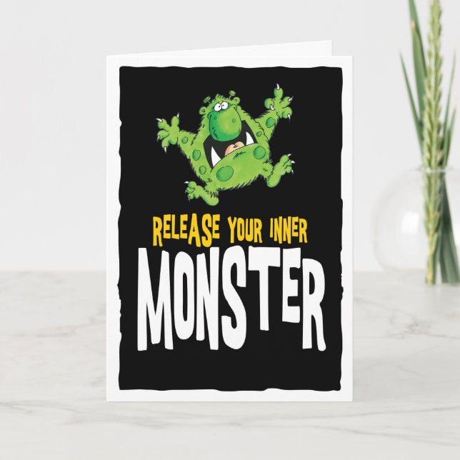 Carte libère ton monstre intérieur (Devant)