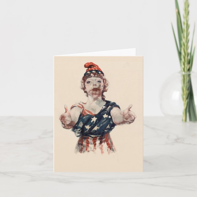 Carte Liberté de la Dame de Zombie (Devant)