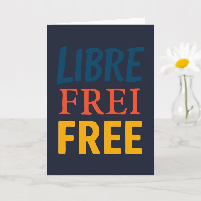 Carte Libre (Petite plante)
