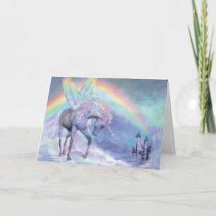 Carte Licorne de l'arc-en-ciel ArtCard