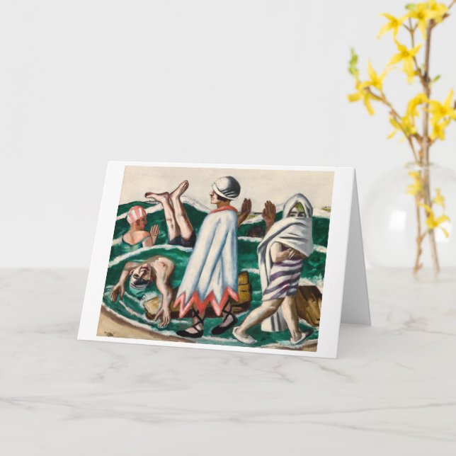 Carte Lido | Max Beckmann | (Fleur jaune)