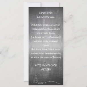 Carte Lieber guter Weihnachtsmann