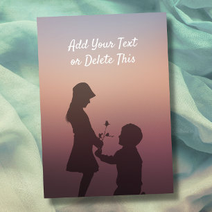 Carte Lien d'amour du texte personnalisé Anniversaire To