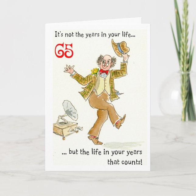 Carte 'Life in Your Years' (Devant)