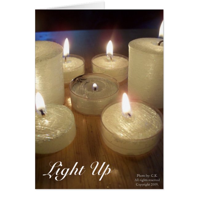 Carte "Light Up" (Devant)