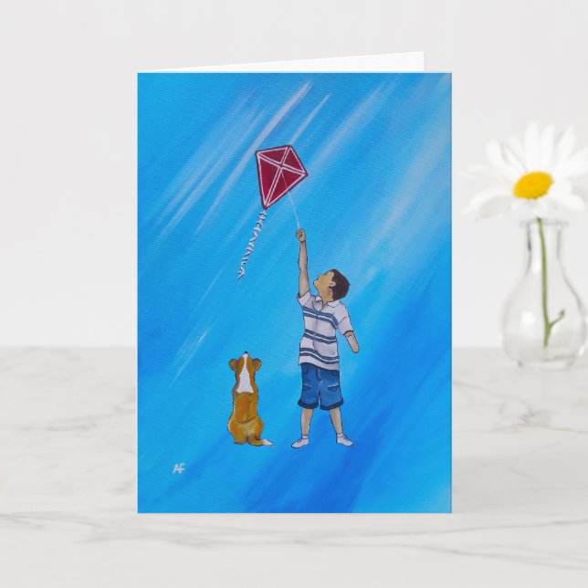 Carte Lighter than Air Painting by Alfred Fox (Petite plante)