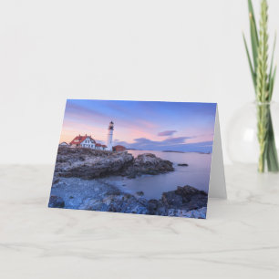 Carte Lighthouses Cape Elizabeth, Maine