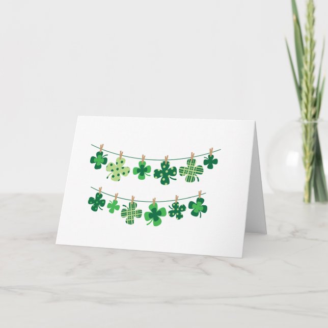 Carte Ligne shamrock (Devant)