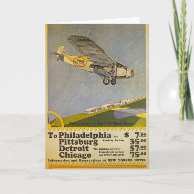 Carte Lignes aériennes vaillantes (Devant)