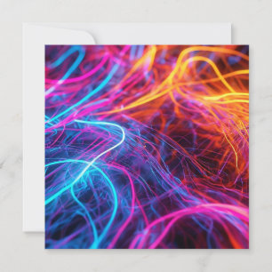 Carte Lignes de néon