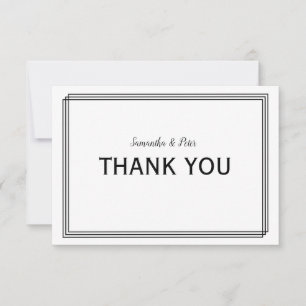 Carte Lignes géométriques modernes - Merci 3x5