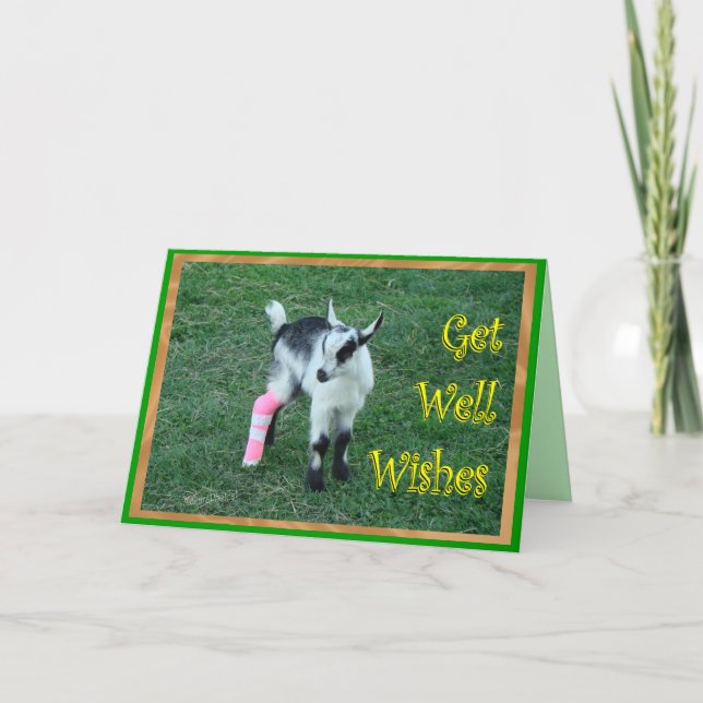 Carte Lil Bunny Obtenez une bonne personnaliser (Devant)