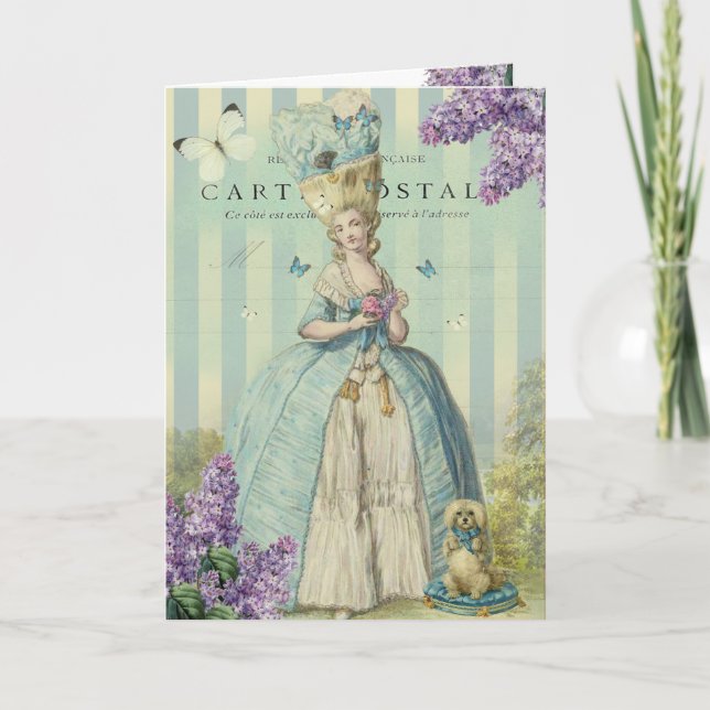 Carte Lilas au printemps, Mères Dat (Devant)