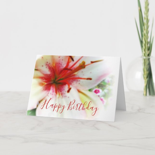 Carte Lilies douces (Devant)