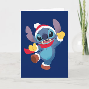 Carte Lilo et Stitch   Bonne Danse des Fêtes
