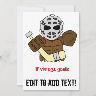 Carte Lil's Vintage Hockey Goalie