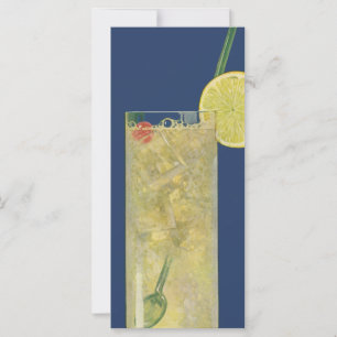 Carte Limonade ou soda aux fruits vintage, boissons