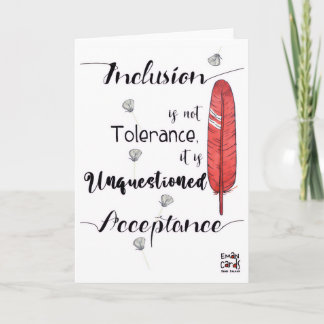 Carte L'inclusion compte - Acceptation
