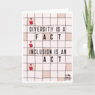 Carte L'inclusion compte - Diversité