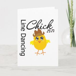 Carte Line Dancing Chick