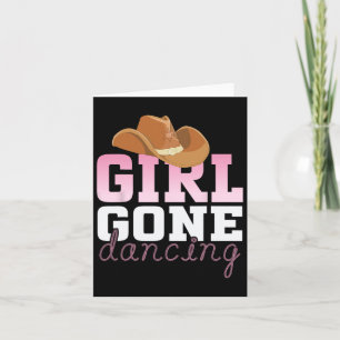 Carte Line Dancing Girl Gone Dancing Line Dance Western