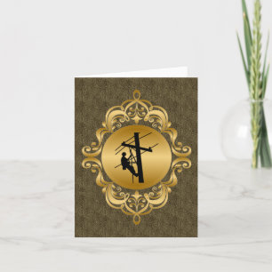 Carte Lineman Get Well Card