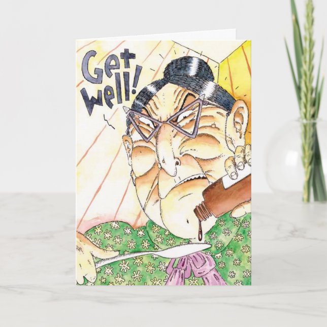 Carte L'infirmière Kratchity's "Get Well Medicine" (Devant)