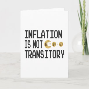Carte L'inflation n'est pas transitoire