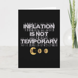 Carte L'inflation n'est pas transitoire