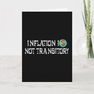Carte L'inflation n'est pas transitoire