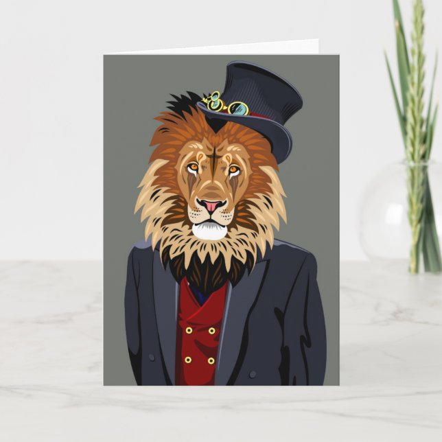 Carte Lion classique (Devant)