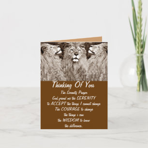 Carte Lion, Courage, Puissance&Force_