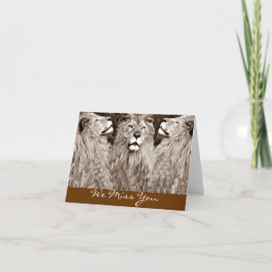 Carte Lion, Courage, Puissance&Force_