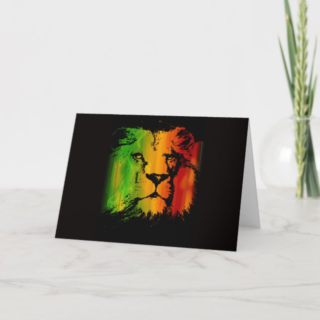 Carte Lion de Rasta (Devant)