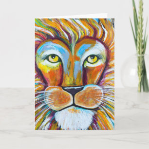 Carte Lion doux