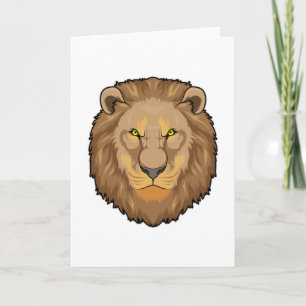 Carte Lion en colère