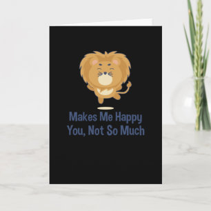Carte Lion Funny