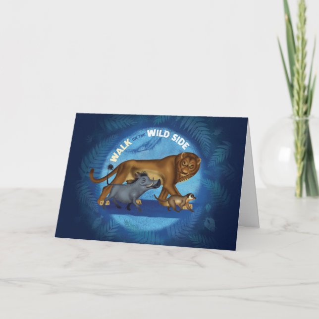 Carte Lion King | Marcher Sur Le Côté Sauvage (Devant)
