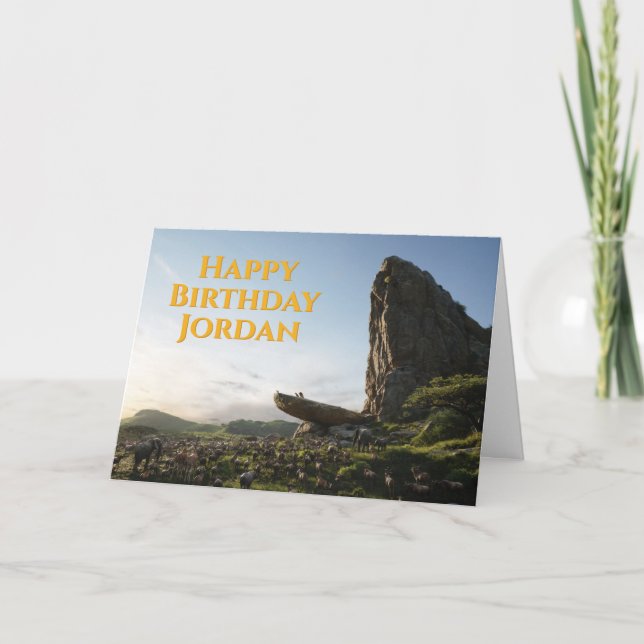 Carte Lion King | Simba Présentée Au Royaume (Devant)