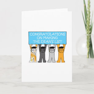 Carte List Congratulations de doyen