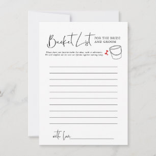 Carte Liste de rêves Jeu de Baby Shower