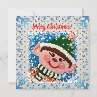 Carte Little Elf Magnet Card