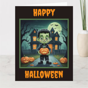 Carte Little Frankenstein Halloween