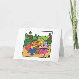 Carte Little Miss Groupe D'Amis