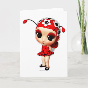 Carte Little Miss Ladybug