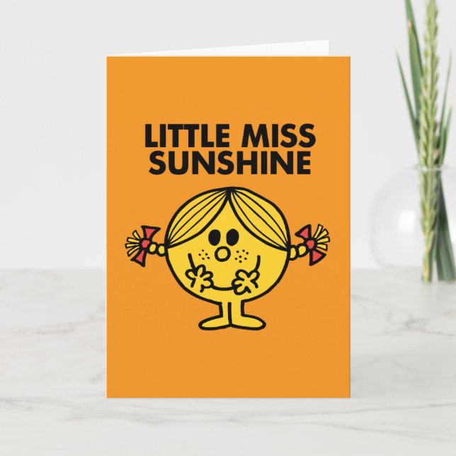 Carte Little Miss Sunshine | Drôle & Frecked (Devant)