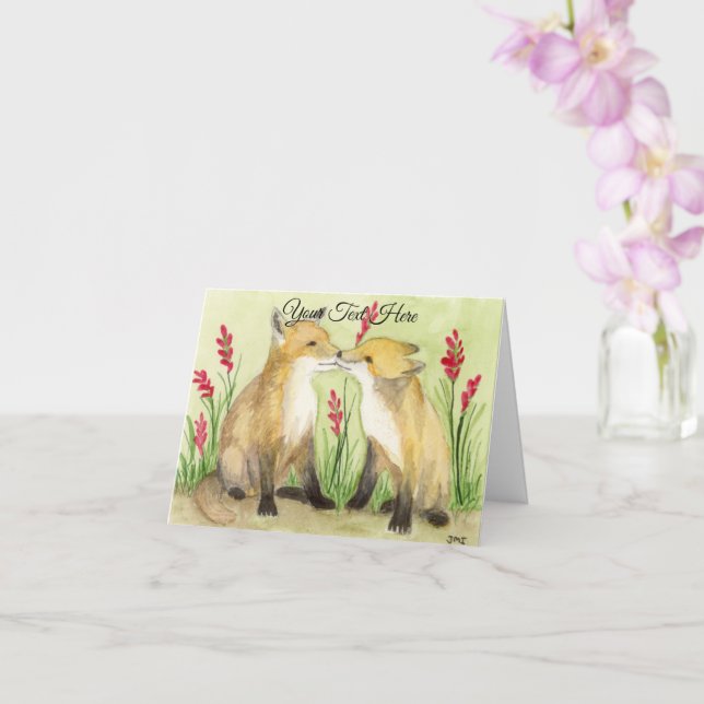 Carte Little Vixens (Orchidée)